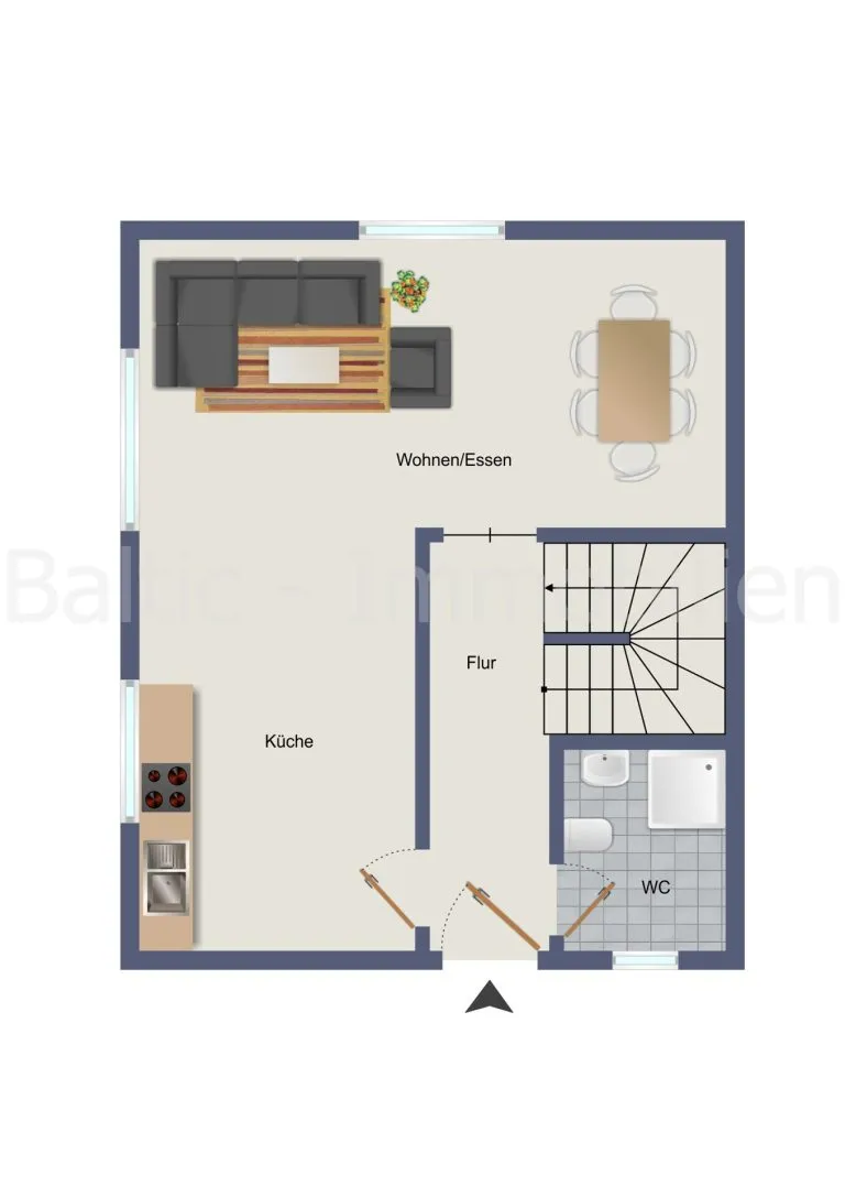 Immobilienangebot - Hamburg Bergedorf - Alle - Doppelhaushälfte in gefragter Lage !