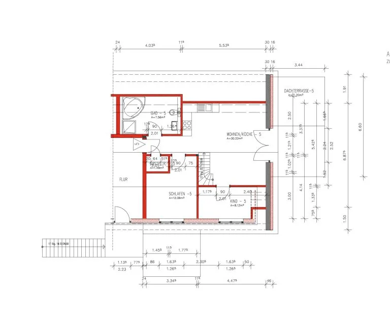Immobilienangebot - Neustadt - Alle - Erstbezug nach Sanierung, tolle Wohnung mit großer Dachterrasse!